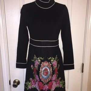 comino couture lace midi dress